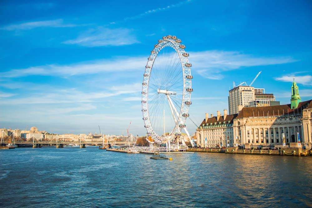 倫敦眼是英國留學學生經常參觀的倫敦景點