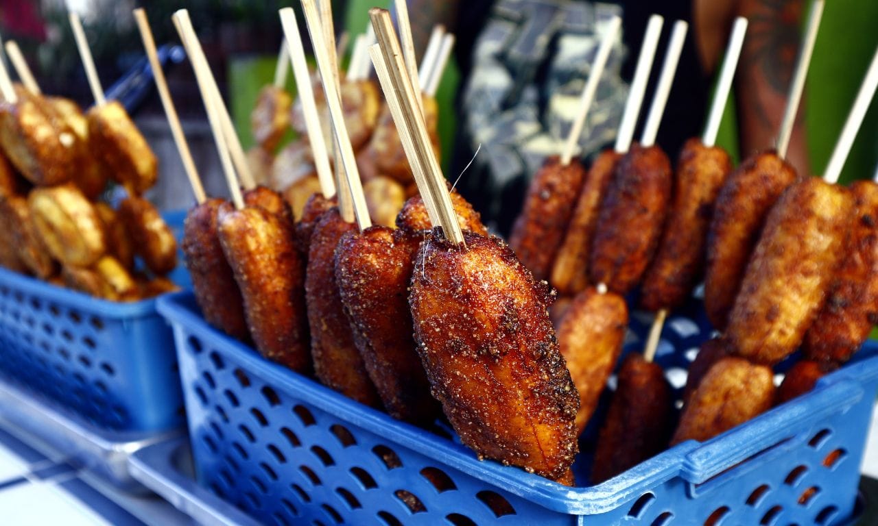 菲律賓小吃炸香蕉 Banana Cue