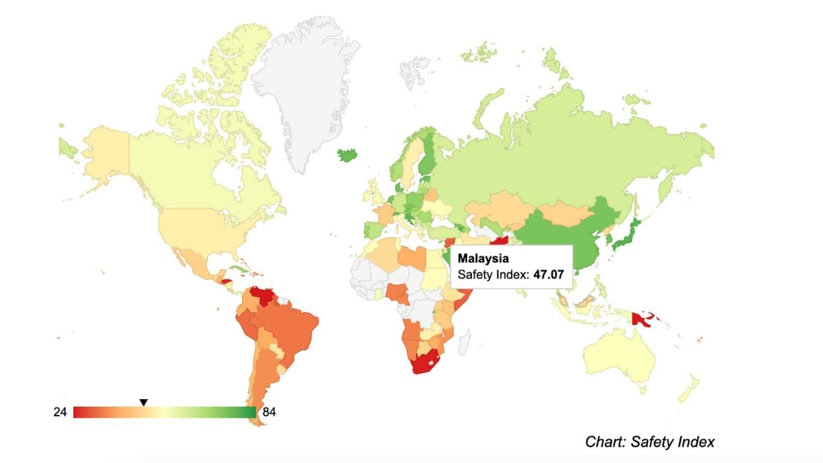 馬來西亞治安排名