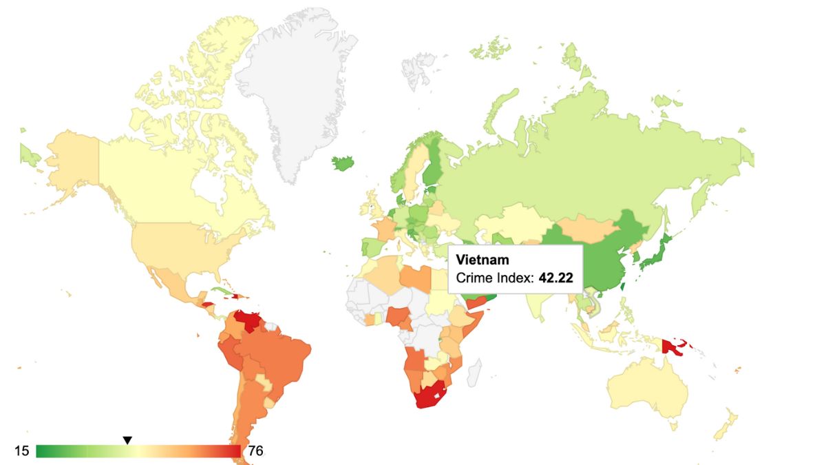 越南治安排名