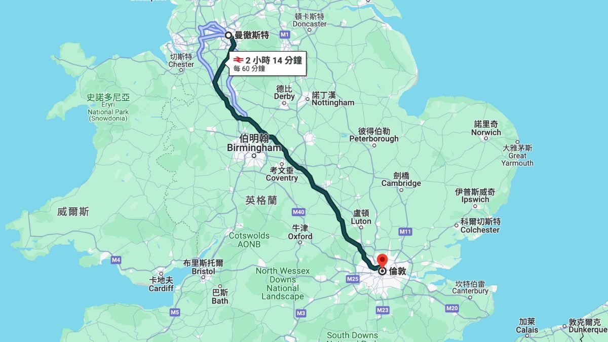 曼徹斯特自由行